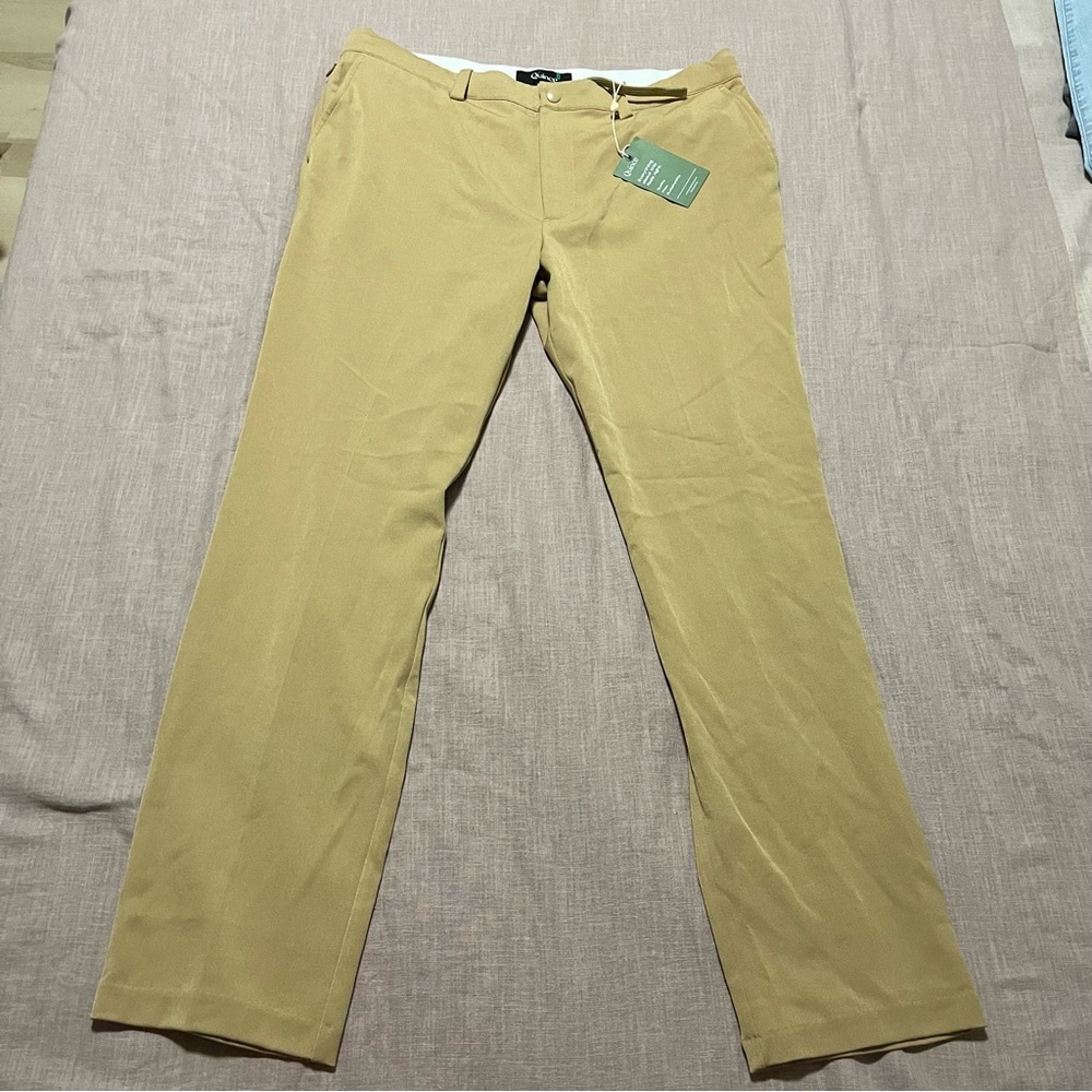 NWT Quince ProTech Golf Pants Men's Khaki Chinos Size 34x30 Athletic - Picture 2 of 7